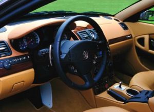 Click the Maserati Quattroporte Interior to RSVP on Facebook